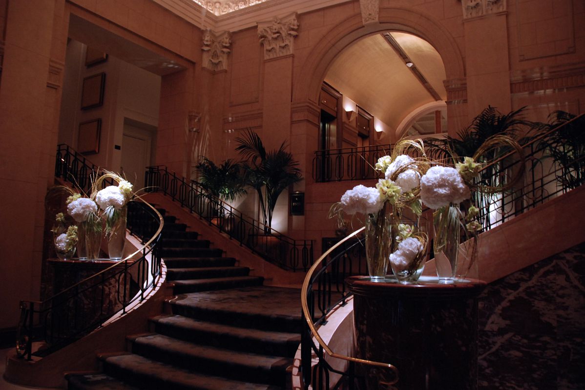 New York City Fifth Avenue 700-2 The Peninsula Hotel Lobby Stairs